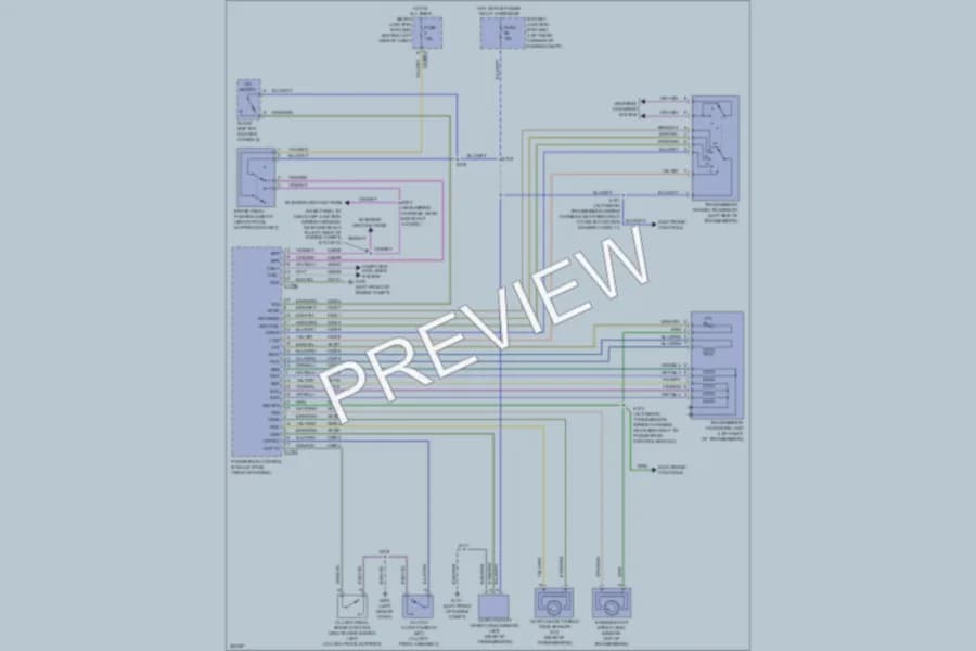 2010 Ford Focus Transmission wiring diagram preview