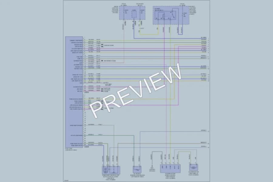 2010 Ford Fusion Air Conditioning wiring diagram preview