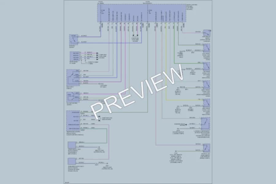 2010 Ford Fusion Warning Systems wiring diagram preview