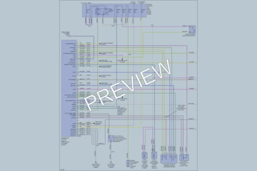 2010 Ford Mustang Engine Performance wiring diagram preview