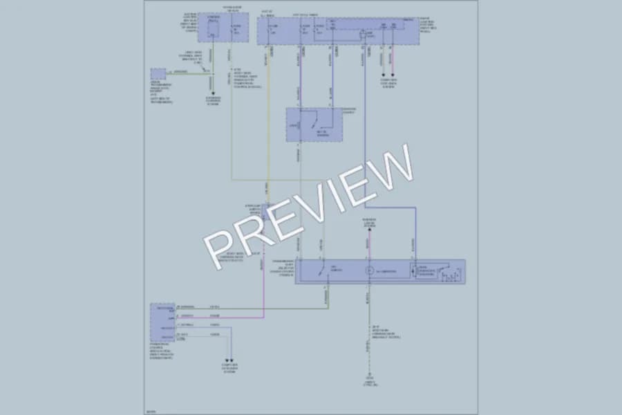 2010 Ford Mustang Shift Interlock wiring diagram preview