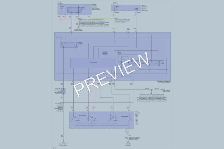 2010 Ford Mustang Wiper Washer wiring diagram preview