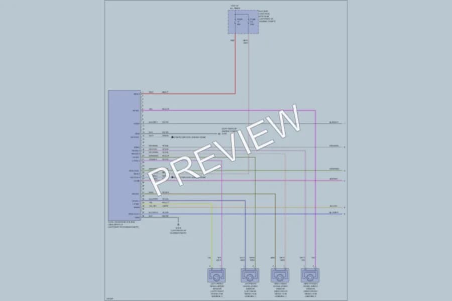 2010 Ford Ranger Anti Lock Brakes wiring diagram preview