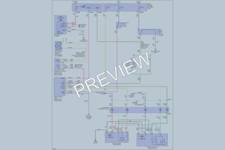 2010 Ford Ranger Cruise Control wiring diagram preview