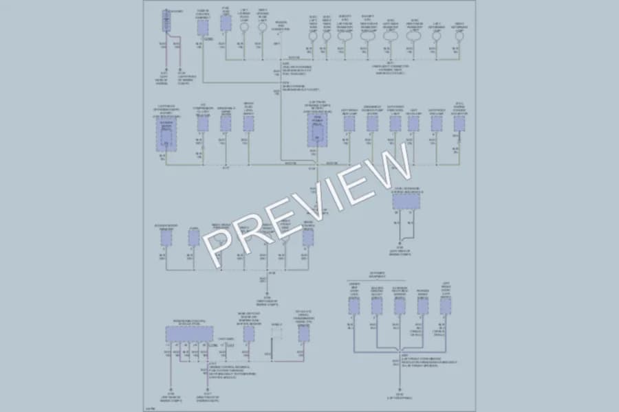 2010 Ford Ranger Ground Distribution wiring diagram preview