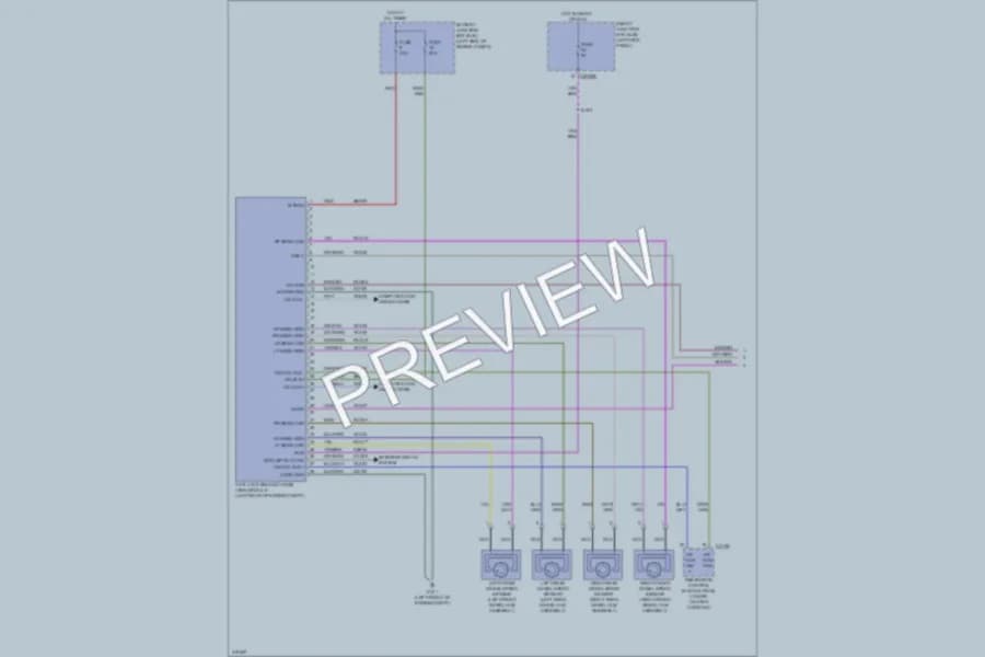 2010 Ford Taurus Anti Lock Brakes wiring diagram preview