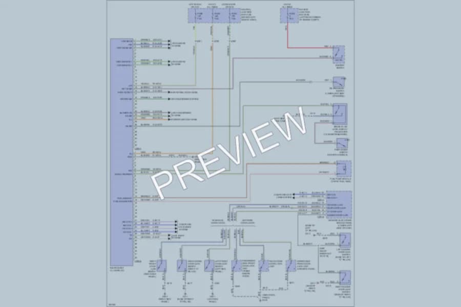2010 Ford TransitConnect Instrument Cluster wiring diagram preview
