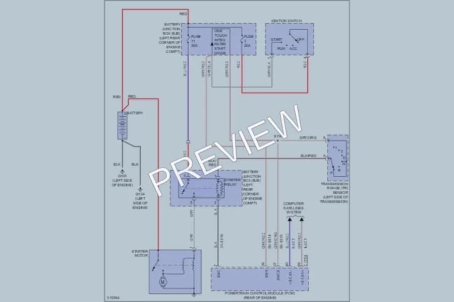 2010 Ford TransitConnect Starting Charging wiring diagram preview
