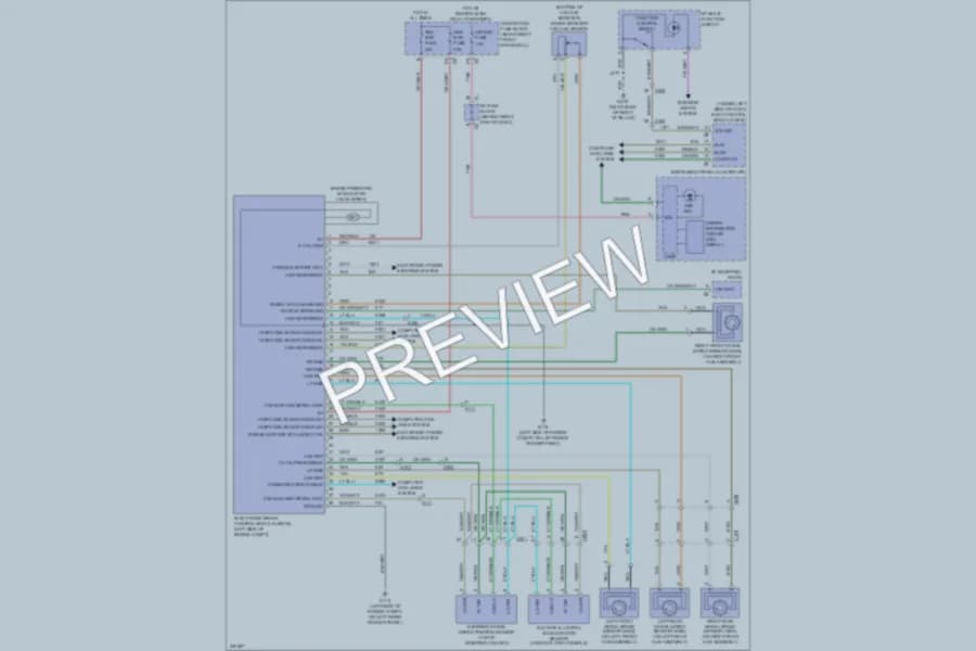 2010 GMC Acadia Anti Lock Brakes wiring diagram preview
