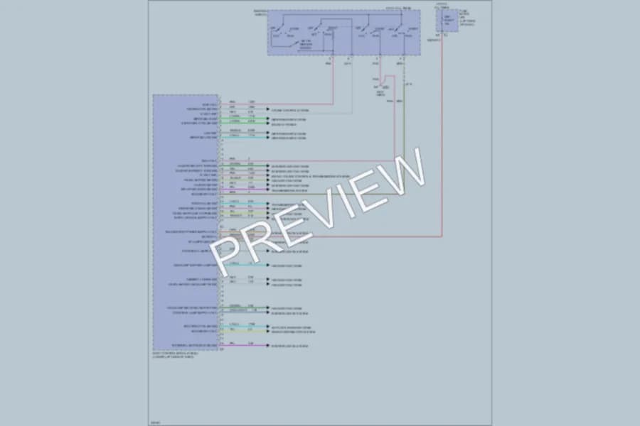 2010 GMC 1500 Body Control Modules wiring diagram preview with protected circuit layout
