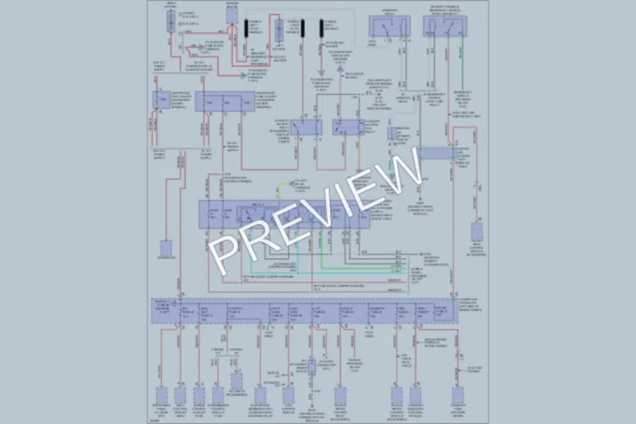 2010 GMC 1500 Power Distribution wiring diagram preview with protected circuit layout