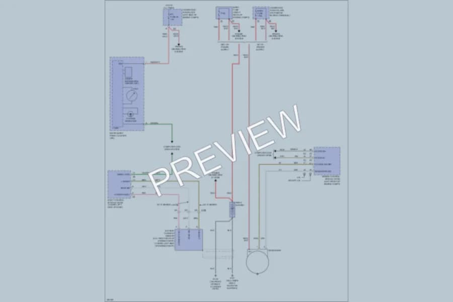 2010 GMC 1500 Starting Charging wiring diagram preview with protected circuit layout