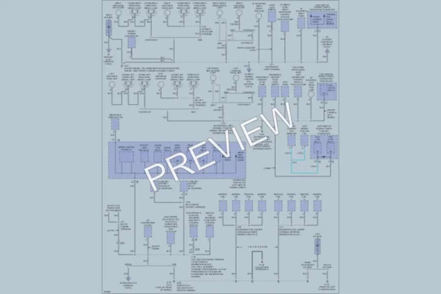 2010 GMC 3500 Hd Ground Distribution wiring diagram preview with protected circuit layout