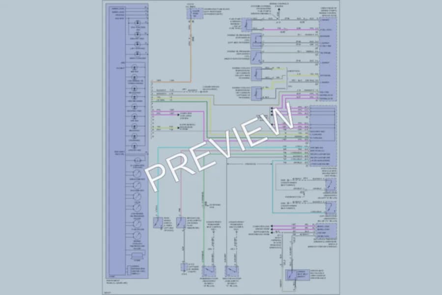 2010 GMC Canyon Instrument Cluster wiring diagram preview