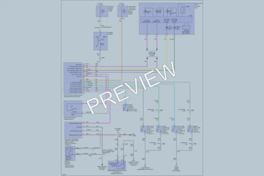 2010 GMC Canyon Warning Systems wiring diagram preview