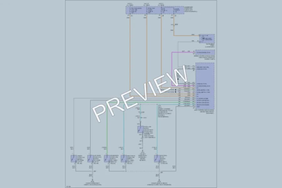 2010 HUMMER H3T Anti Theft wiring diagram preview
