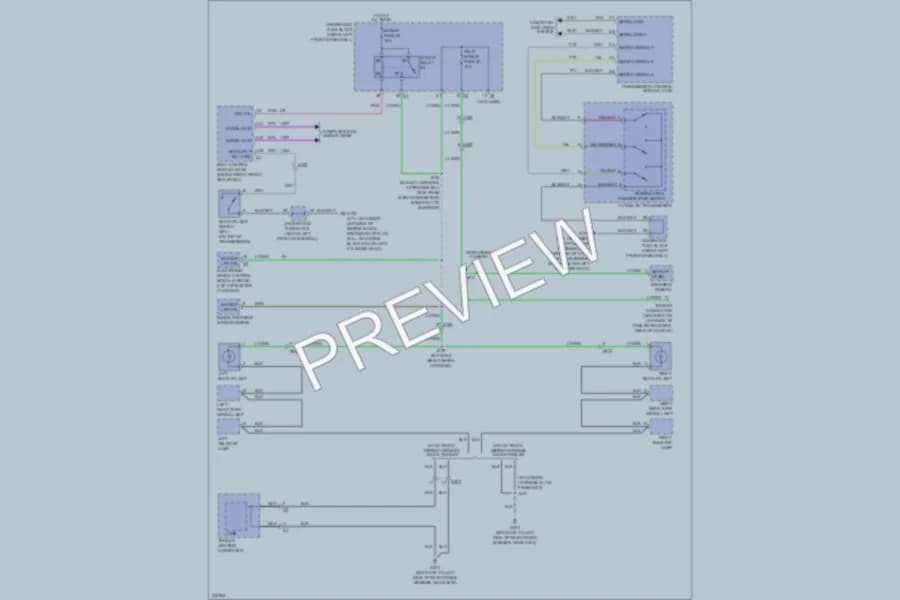 2010 HUMMER H3T Exterior Lights wiring diagram preview