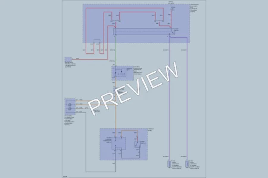 2010 Honda Accord Horn wiring diagram preview