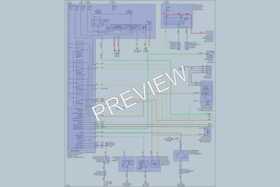 2010 Honda AccordCrosstour Power Door Locks wiring diagram preview