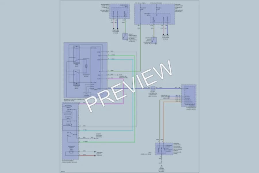 2010 Honda AccordCrosstour Power Top Sunroof wiring diagram preview