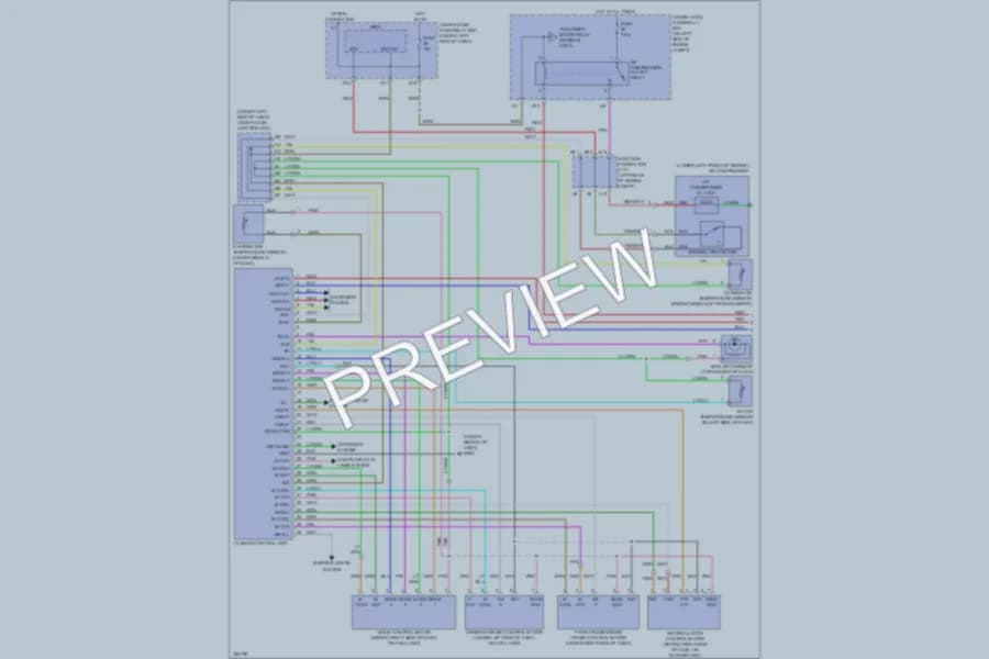 2010 Honda CRV Air Conditioning wiring diagram preview