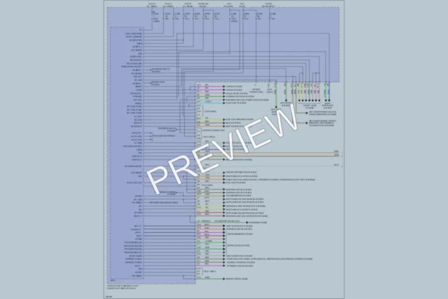 2010 Honda CRV Body Control Modules wiring diagram preview