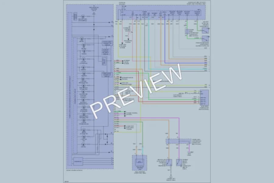 2010 Honda CRV Instrument Cluster wiring diagram preview