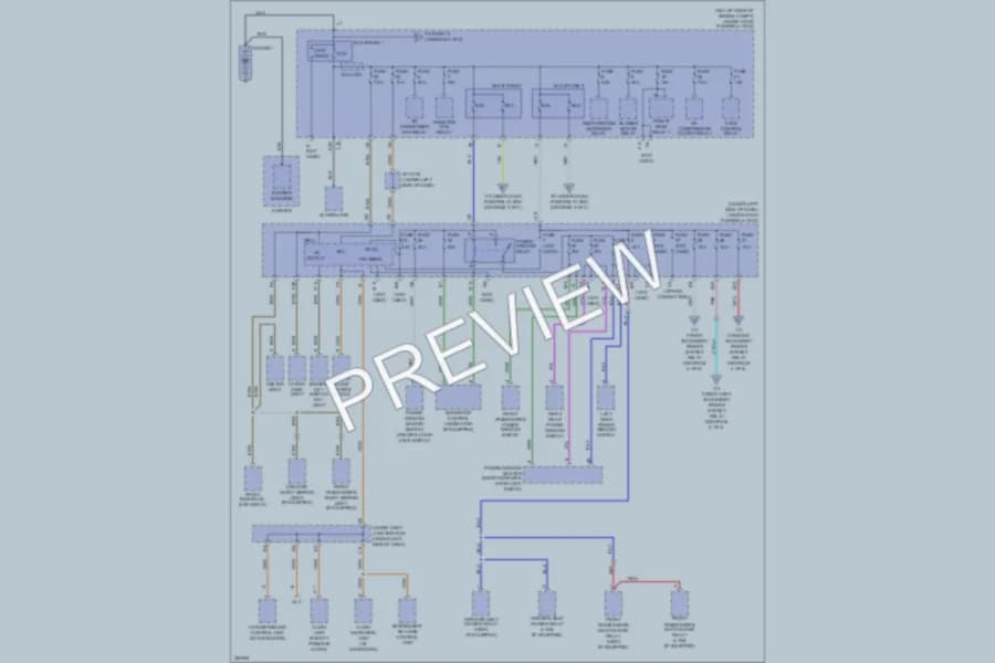 2010 Honda CRV Power Distribution wiring diagram preview