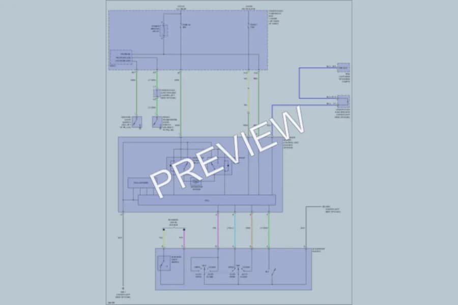 2010 Honda CRV Power Top Sunroof wiring diagram preview