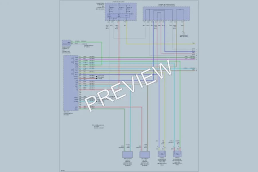 2010 Honda CRV Supplemental Restraints wiring diagram preview