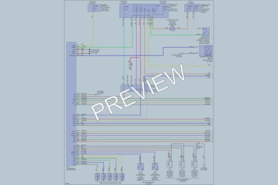 2010 Honda CRV Transmission wiring diagram preview