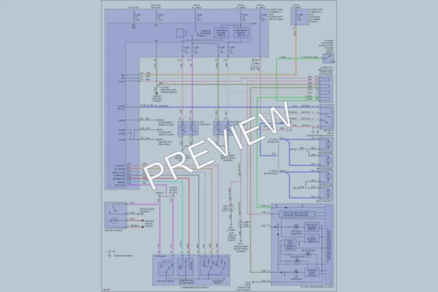2010 Honda Civic Headlights wiring diagram preview