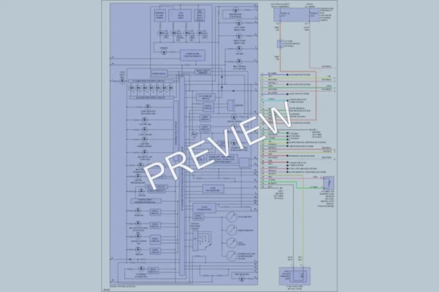 2010 Honda Element Instrument Cluster wiring diagram preview