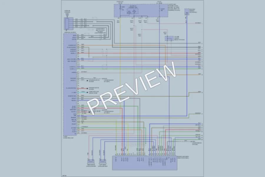 2010 Honda Element Navigation wiring diagram preview
