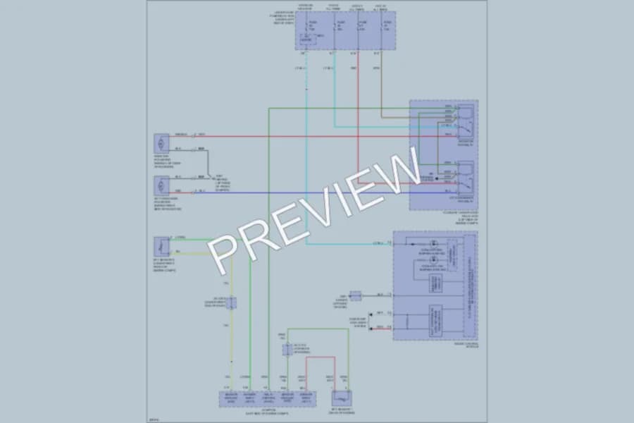 2010 Honda Fit Cooling Fan wiring diagram preview