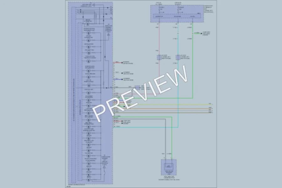2010 Honda Fit Instrument Cluster wiring diagram preview
