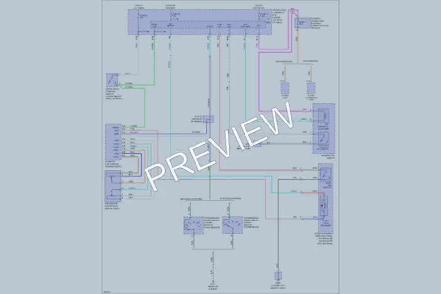 2010 Honda Fit Shift Interlock wiring diagram preview