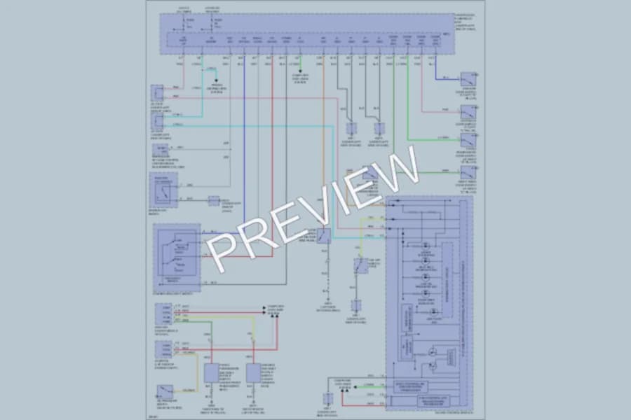 2010 Honda Fit Warning Systems wiring diagram preview