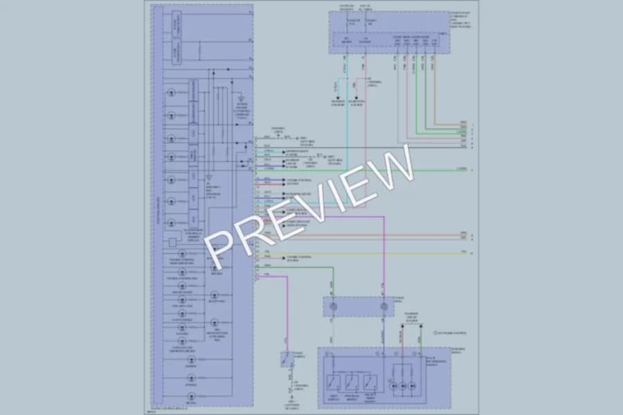 2010 Honda Insight Instrument Cluster wiring diagram preview