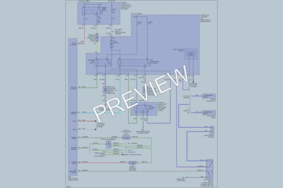 2010 Honda Odyssey Cooling Fan wiring diagram preview