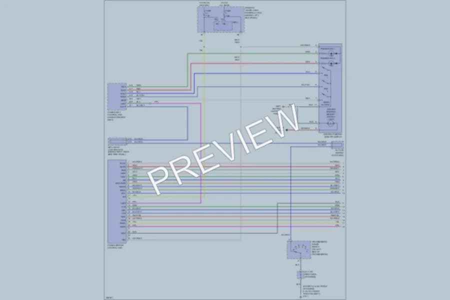 2010 Honda Odyssey Memory Systems wiring diagram preview