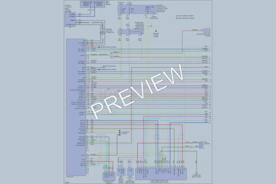 2010 Honda Odyssey Radio wiring diagram preview