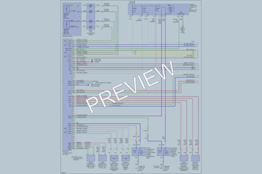 2010 Honda Odyssey Supplemental Restraints wiring diagram preview