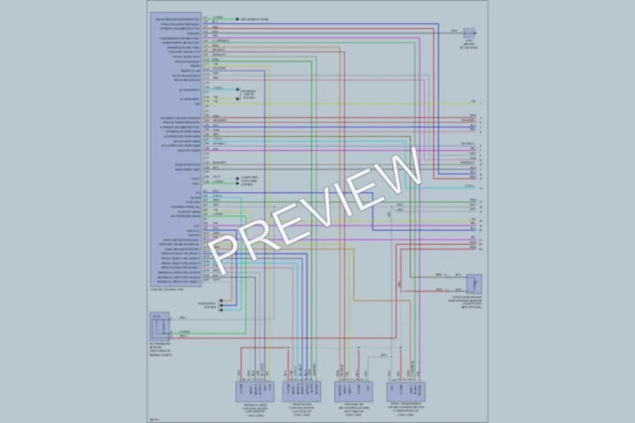 2010 Honda Pilot Air Conditioning wiring diagram preview