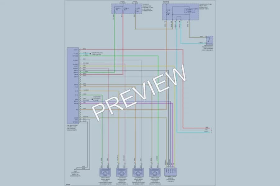 2010 Honda Pilot Anti Lock Brakes wiring diagram preview
