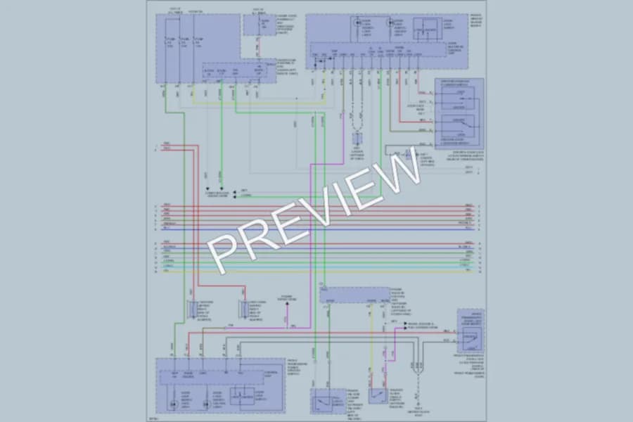 2010 Honda Pilot Anti Theft wiring diagram preview