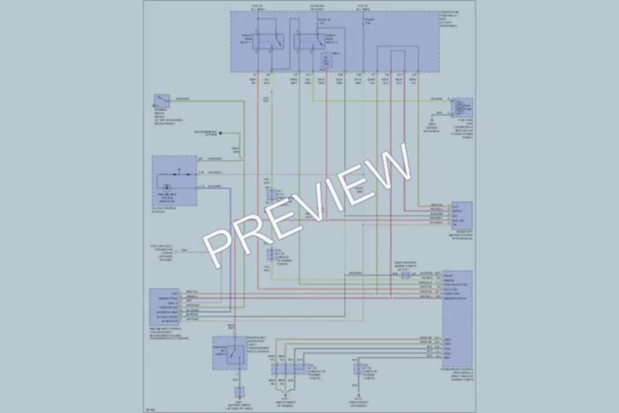 2010 Honda Ridgeline Anti Theft wiring diagram preview