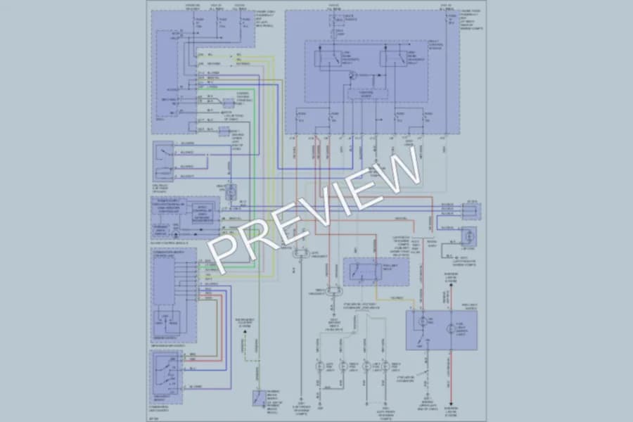 2010 Honda Ridgeline Headlights wiring diagram preview