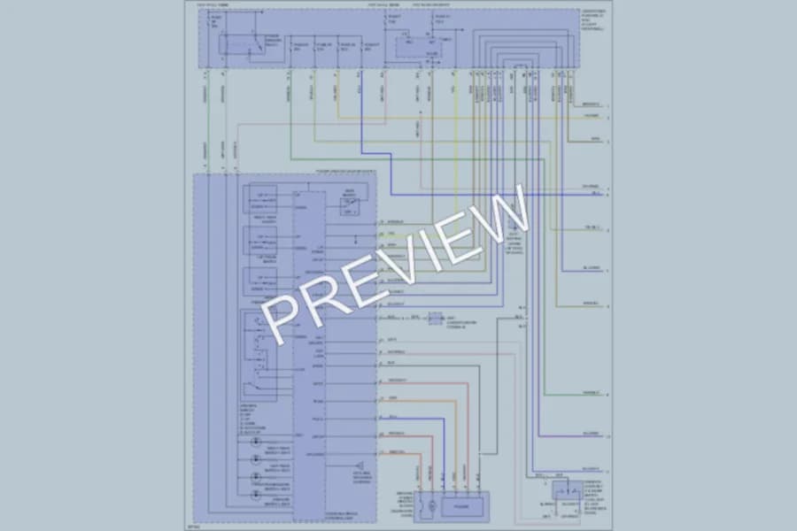 2010 Honda Ridgeline Power Windows wiring diagram preview