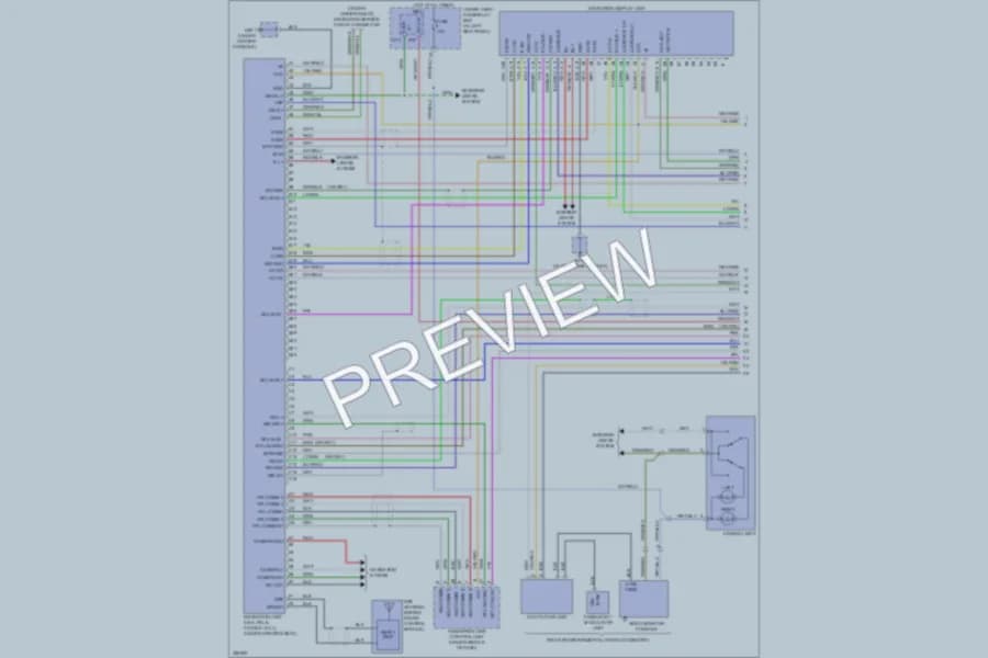 2010 Honda Ridgeline Radio wiring diagram preview
